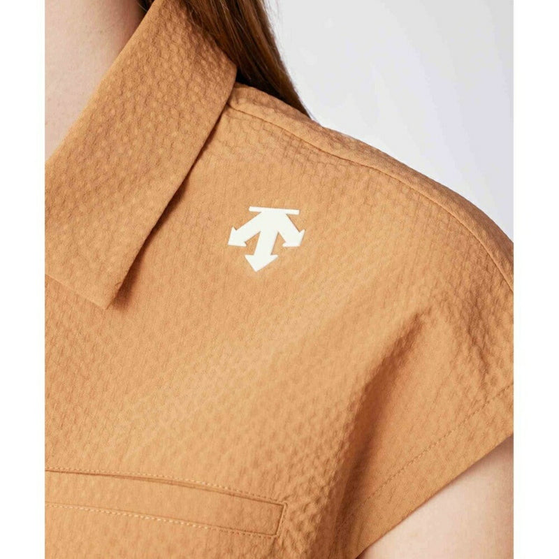 ベストスポーツ DESCENTE GOLF（デサントゴルフ）製品。DESCENTE GOLF ドビー織フレンチスリーブシャツ 25SS DG5STZ01L