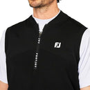 ベストスポーツ FOOTJOY（フットジョイ）製品。FOOTJOY 編地切替ハーフジップセーターベスト 25SS FJ-S25-M02