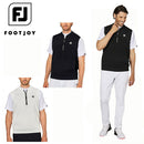 ベストスポーツ FOOTJOY（フットジョイ）製品。FOOTJOY 編地切替ハーフジップセーターベスト 25SS FJ-S25-M02