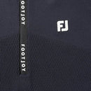 ベストスポーツ FOOTJOY（フットジョイ）製品。FOOTJOY 編地切替ハーフジップセーターベスト 25SS FJ-S25-M02