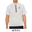 ベストスポーツ FOOTJOY（フットジョイ）製品。FOOTJOY 編地切替ハーフジップセーターベスト 25SS FJ-S25-M02