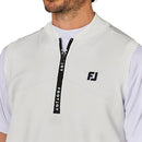 ベストスポーツ FOOTJOY（フットジョイ）製品。FOOTJOY 編地切替ハーフジップセーターベスト 25SS FJ-S25-M02