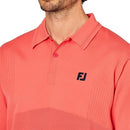 ベストスポーツ FOOTJOY（フットジョイ）製品。FOOTJOY 編地切替半袖セーターポロ 25SS FJ-S25-S01