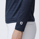 ベストスポーツ FOOTJOY（フットジョイ）製品。FOOTJOY シェブロンプリント サーモライト長袖保温タートルネックシャツ 23FW FJW-F23-S04