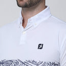 ベストスポーツ FOOTJOY（フットジョイ）製品。FOOTJOY  トロピカルリーフ柄半袖ボタンダウンシャツ 23FW FJ-F23-S01