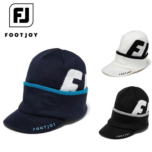 ゴルフ - ヘッドウェア FOOTJOY（フットジョイ）製品。FOOTJOY MEN'S ビッグロゴブリムビーニー 24FW FH24BBR