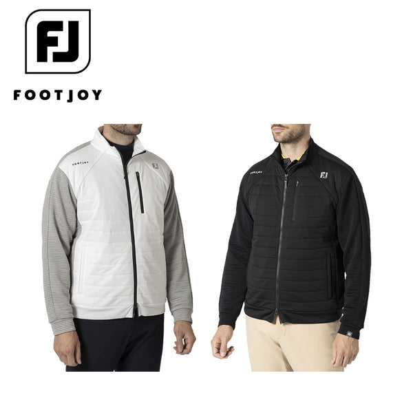 FOOTJOY（フットジョイ） FOOTJOY（フットジョイ）製品。FOOTJOY MEN'S 防風ファブリックミックス 長袖フルジップジャケット 24FW FJ-F24-M04