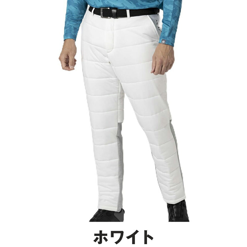 ベストスポーツ FOOTJOY（フットジョイ）製品。FOOTJOY 防風ニットラミネーション ファブリックミックス中綿パンツ 24FW FJ-F24-P05