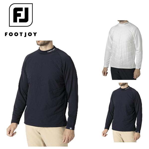 FOOTJOY（フットジョイ） FOOTJOY（フットジョイ）製品。FOOTJOY 防風薄中綿 長袖モックネックシャツ 24FW FJ-F24-S06