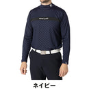 ベストスポーツ FOOTJOY（フットジョイ）製品。FOOTJOY 起毛FJエンボスプリント 長袖モックネックシャツ 24FW FJ-F24-S07