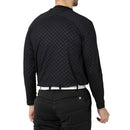 ベストスポーツ FOOTJOY（フットジョイ）製品。FOOTJOY 起毛FJエンボスプリント 長袖モックネックシャツ 24FW FJ-F24-S07