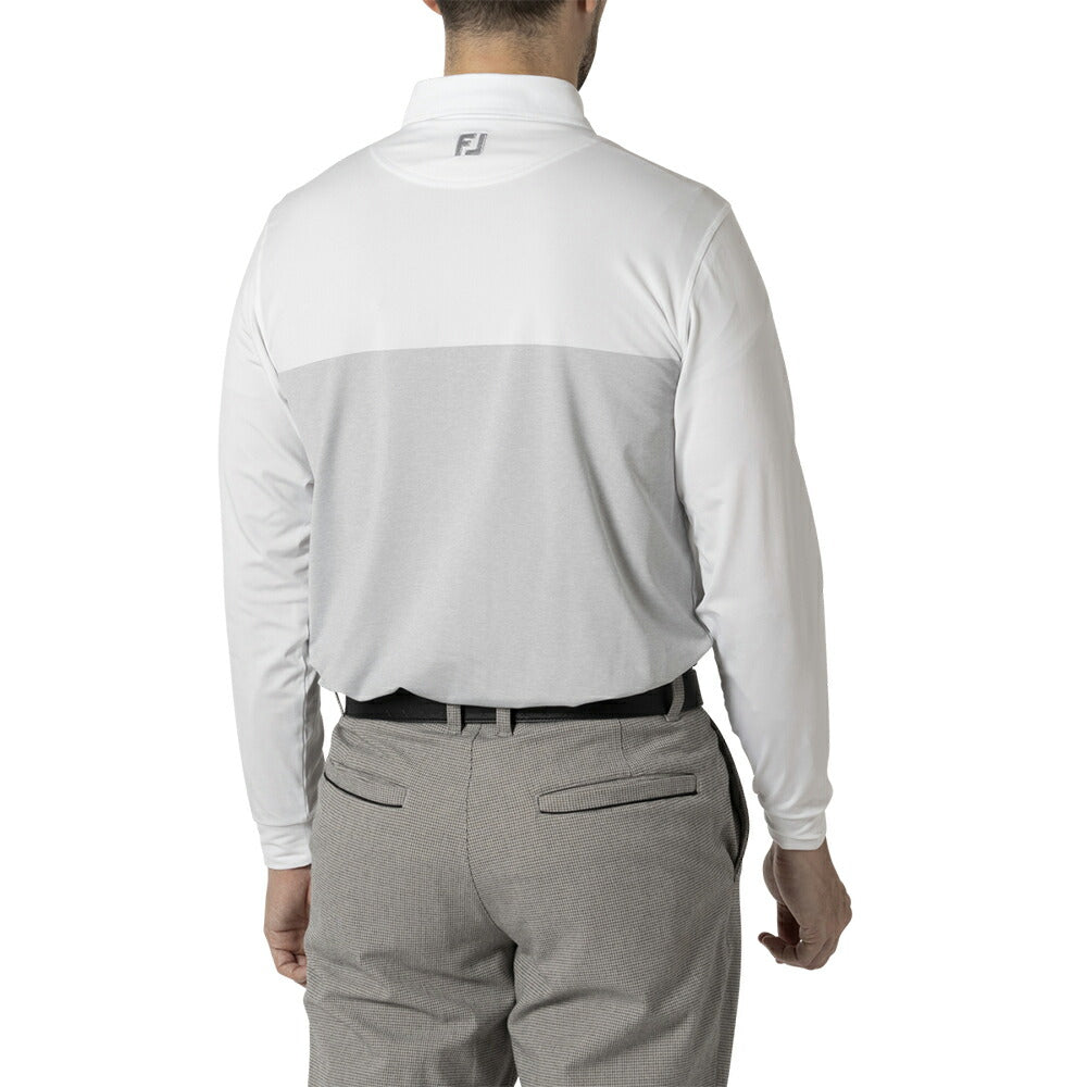 FOOTJOY MEN'S トーナルカラーブロック 長袖シャツ 24FW FJ-F24-S16