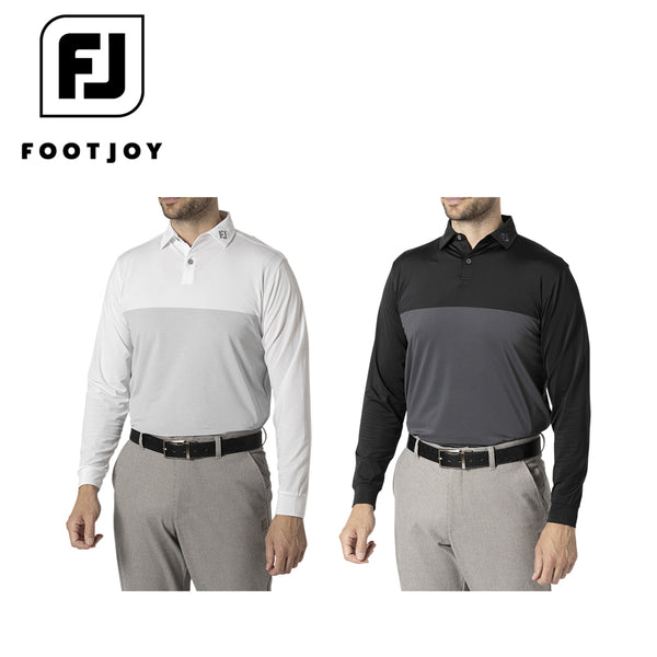 FOOTJOY（フットジョイ） FOOTJOY（フットジョイ）製品。FOOTJOY MEN'S トーナルカラーブロック 長袖シャツ 24FW FJ-F24-S16