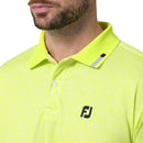 ベストスポーツ FOOTJOY（フットジョイ）製品。FOOTJOY FJアウトラインプリント半袖メッシュポロ 24SS FJ-S24-S02
