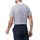 ベストスポーツ FOOTJOY（フットジョイ）製品。FOOTJOY FJアウトラインプリント半袖メッシュポロ 24SS FJ-S24-S02