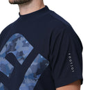 ベストスポーツ FOOTJOY（フットジョイ）製品。FOOTJOY ビッグFJロゴ半袖モックネックシャツ 24SS FJ-S24-S08