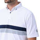 ベストスポーツ FOOTJOY（フットジョイ）製品。FOOTJOY ダブルチェストライン半袖ボタンダウンシャツ 24SS FJ-S24-S13