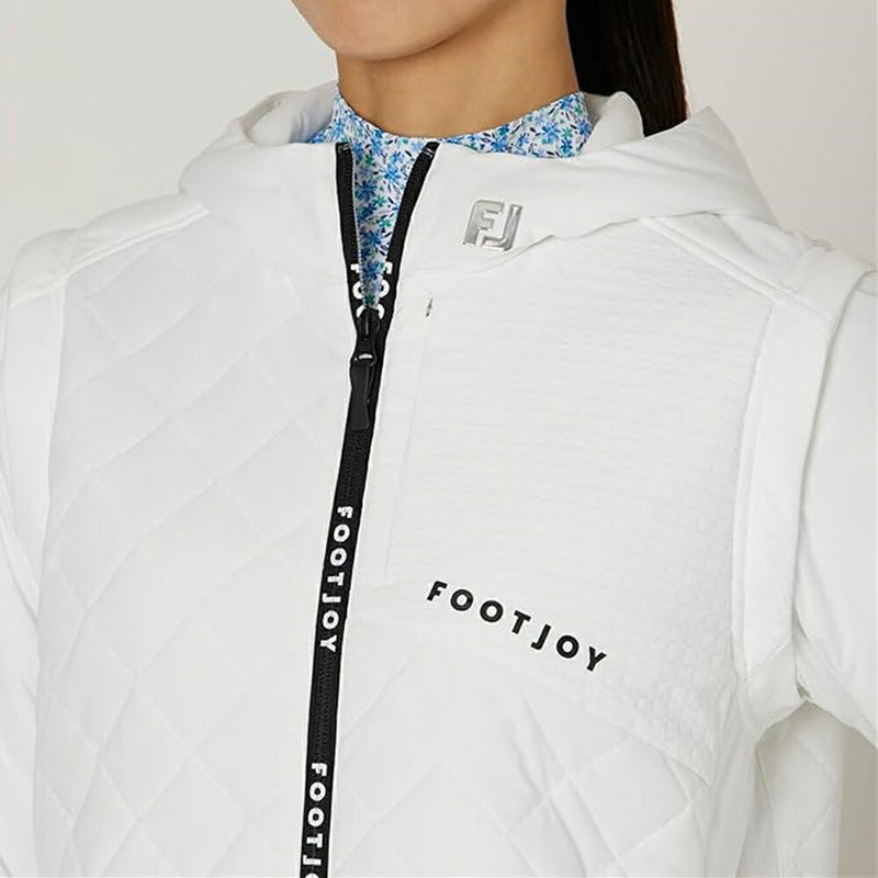 ベストスポーツ FOOTJOY（フットジョイ）製品。FOOTJOY 防風ニットラミネーション 長袖フルジップ中綿2WAYジャケット 24FW FJW-F24-O03