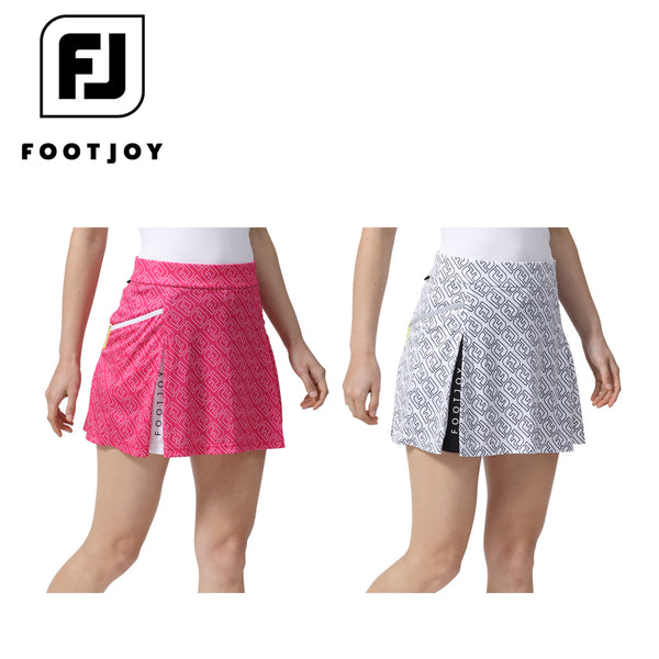 ゴルフ - ウェア FOOTJOY（フットジョイ）製品。FOOTJOY FJアウトラインプリントスカート 24SS FJW-S24-P03