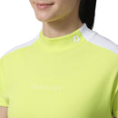 ベストスポーツ FOOTJOY（フットジョイ）製品。FOOTJOY DRY THROUGHLIGHT カラーブロック半袖モックネックシャツ 24SS FJW-S24-S03