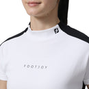 ベストスポーツ FOOTJOY（フットジョイ）製品。FOOTJOY DRY THROUGHLIGHT カラーブロック半袖モックネックシャツ 24SS FJW-S24-S03
