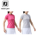 ベストスポーツ FOOTJOY（フットジョイ）製品。FOOTJOY FJアウトラインプリント半袖スキッパーポロ 24SS FJW-S24-S04