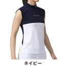 ベストスポーツ FOOTJOY（フットジョイ）製品。FOOTJOY ファブリックミックスノースリーブモックネックシャツ 24SS FJW-S24-S06