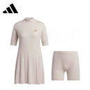 ベストスポーツ adidas ストレッチ モックネック 半袖ワンピース 23FW IKR14