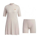 ベストスポーツ adidas ストレッチ モックネック 半袖ワンピース 23FW IKR14