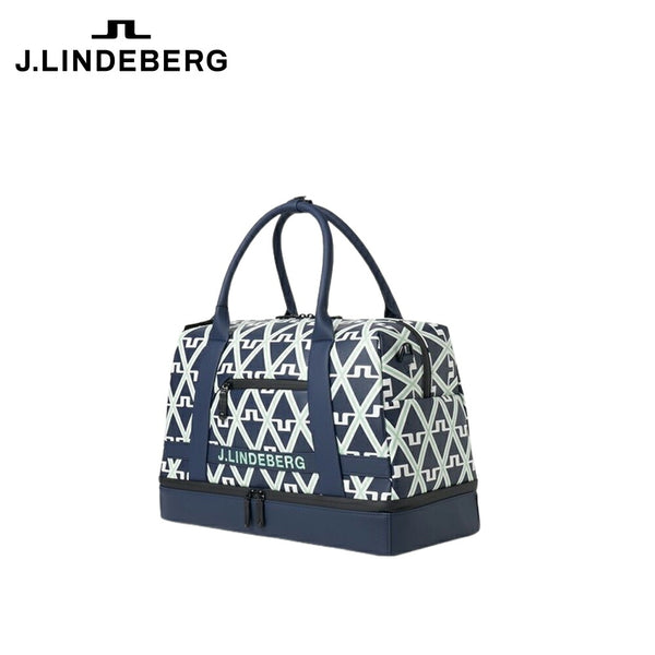 割引対象商品（3,000円以上） J.LINDEBERG（ジェイリンドバーグ）製品。J.LINDEBERG VESSELコラボ プリントボストンバッグ 24SS 07381402