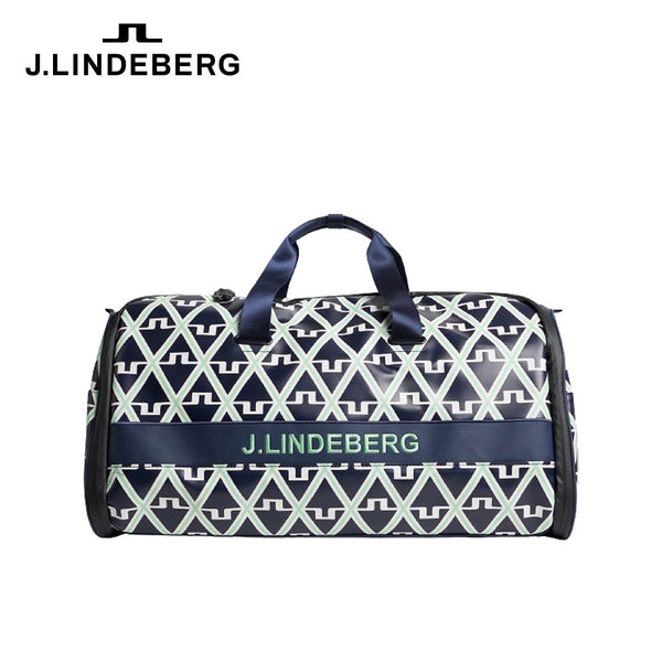 割引対象商品（3,000円以上） J.LINDEBERG（ジェイリンドバーグ）製品。J.LINDEBERG VESSELコラボ プリントダッフルバッグ 24SS 07381406