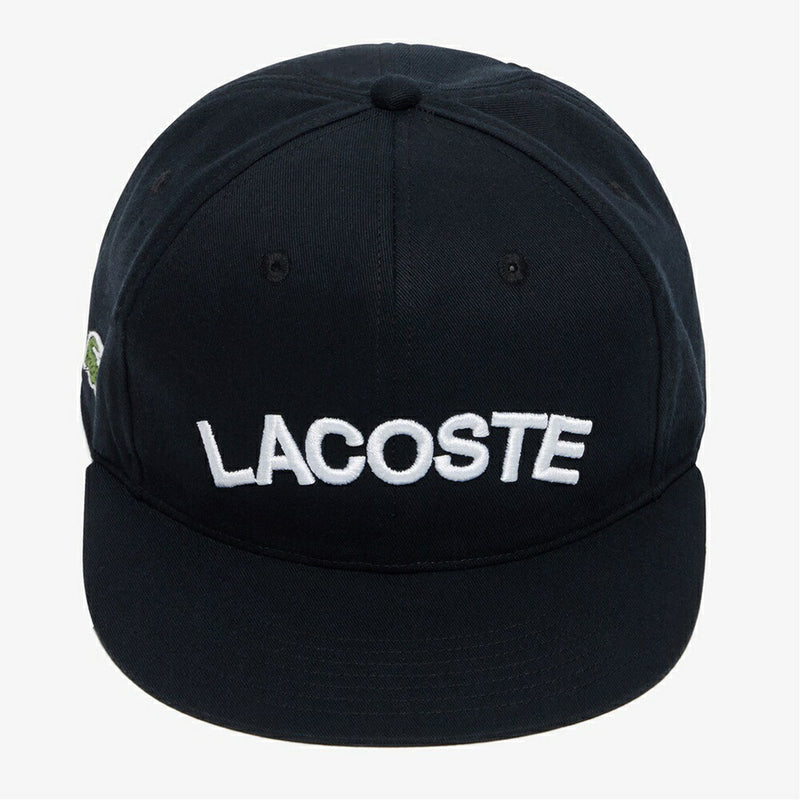 ベストスポーツ LACOSTE（ラコステ）製品。LACOSTE ストレートブリムフラットバイザーBBキャップ 23FW RK1273J-99