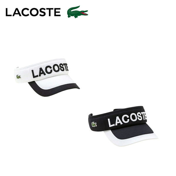 割引対象商品（3,000円以上） LACOSTE（ラコステ）製品。LACOSTE バイカラーバイザー 24SS RK1277J-99