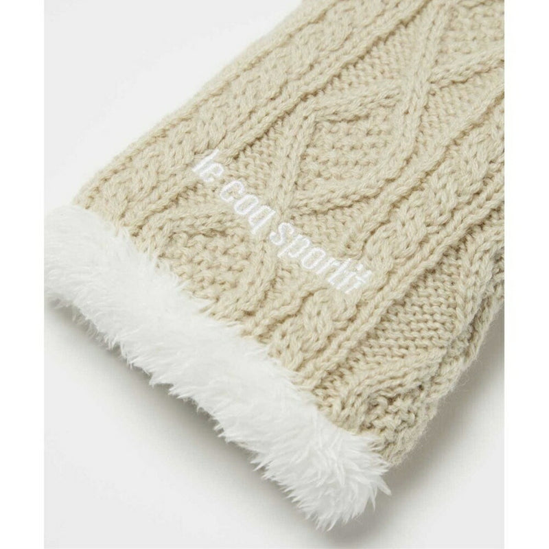 ベストスポーツ le coq sportif（ルコックスポルティフ）製品。le coq sportif ケーブル編み ミトン 25FW LG5FAZ50L