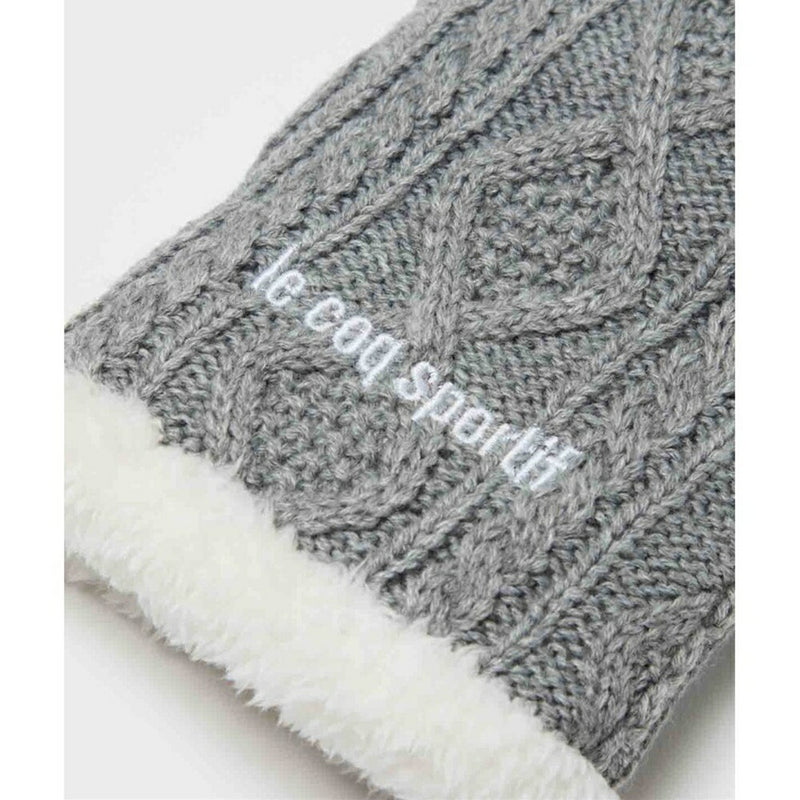 ベストスポーツ le coq sportif（ルコックスポルティフ）製品。le coq sportif ケーブル編み ミトン 25FW LG5FAZ50L