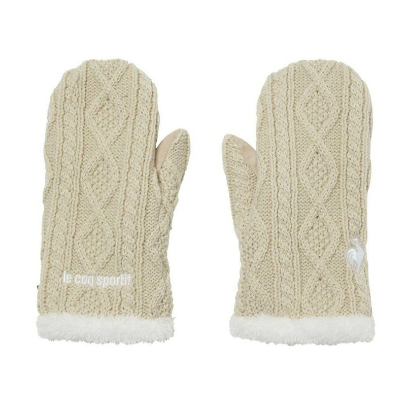 ベストスポーツ le coq sportif ケーブル編み ミトン 25FW LG5FAZ50L
