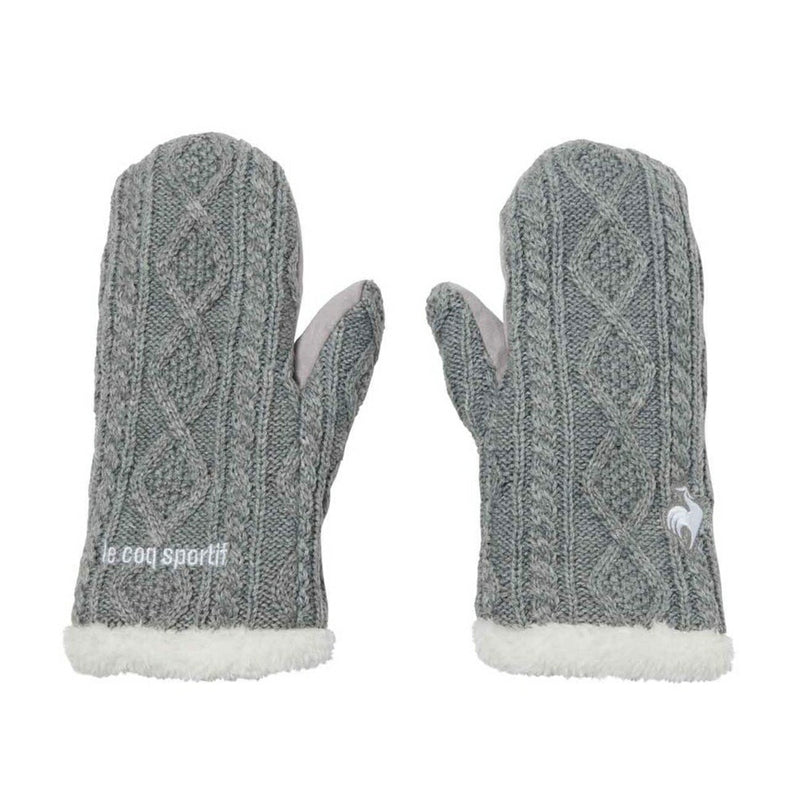 ベストスポーツ le coq sportif ケーブル編み ミトン 25FW LG5FAZ50L