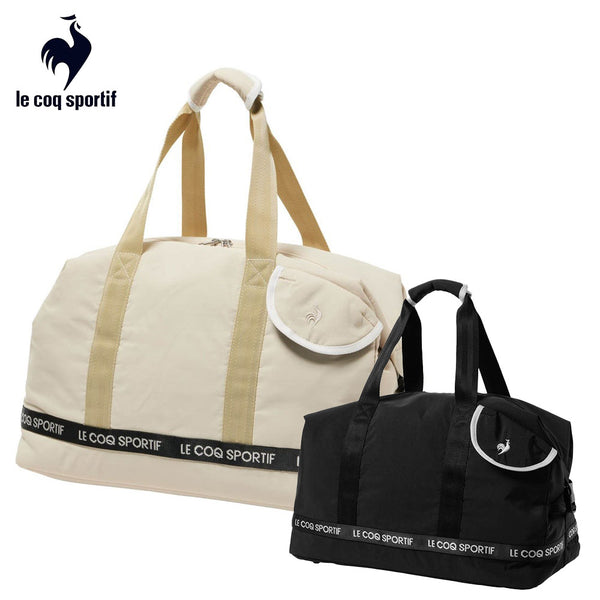ゴルフ - バッグ le coq sportif（ルコックスポルティフ）製品。le coq sportif フラップポケットデザイン ボストンバッグ 背面シューズポケット付き 25FW LG5FBB01L