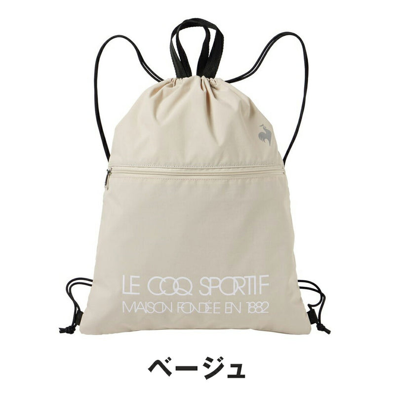 ベストスポーツ le coq sportif（ルコックスポルティフ）製品。le coq sportif ナップサック型シューズケース 25FW LG5FBZ20L