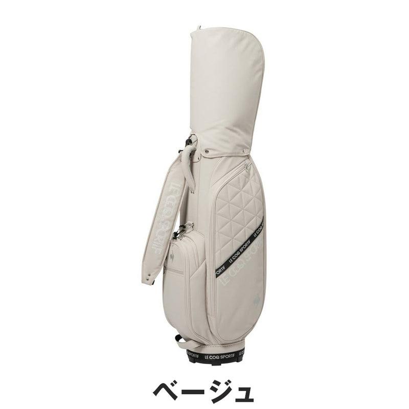 ベストスポーツ le coq sportif（ルコックスポルティフ）製品。le coq sportif キルティングデザイン 軽量キャディバッグ 8.5型 25FW LG5FCB01L