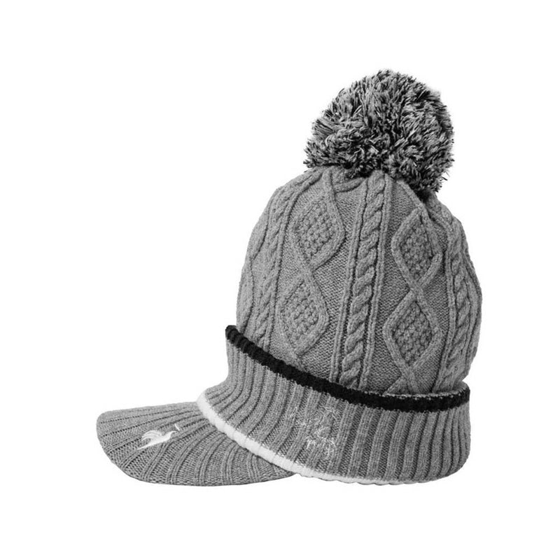 ベストスポーツ le coq sportif（ルコックスポルティフ）製品。le coq sportif ケーブル編み 庇付きニットキャップ 25FW LG5FCP40L