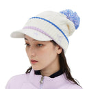 ベストスポーツ le coq sportif ケーブル編み 庇付きニットキャップ 25FW LG5FCP40L