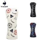 ベストスポーツ le coq sportif（ルコックスポルティフ）製品。le coq sportif マルチ飛び柄デザイン ドライバー用ヘッドカバー 25FW LG5FHC00U