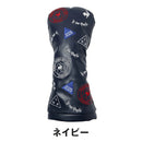 ベストスポーツ le coq sportif（ルコックスポルティフ）製品。le coq sportif マルチ飛び柄デザイン ドライバー用ヘッドカバー 25FW LG5FHC00U