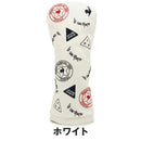 ベストスポーツ le coq sportif（ルコックスポルティフ）製品。le coq sportif マルチ飛び柄デザイン ドライバー用ヘッドカバー 25FW LG5FHC00U