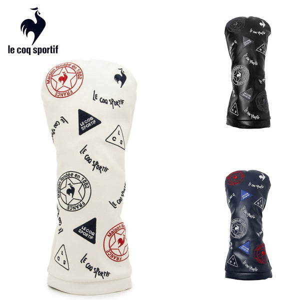 le coq sportif（ルコックスポルティフ） le coq sportif（ルコックスポルティフ）製品。le coq sportif マルチ飛び柄デザイン ドライバー用ヘッドカバー 25FW LG5FHC00U