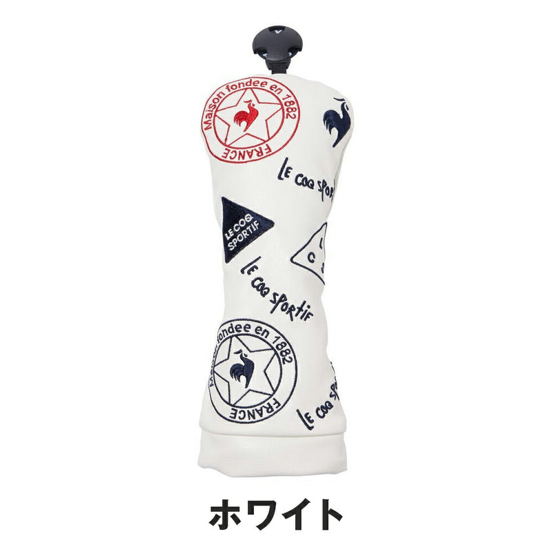 ベストスポーツ le coq sportif（ルコックスポルティフ）製品。le coq sportif マルチ飛び柄デザイン ユーティリティ用ヘッドカバー 25FW LG5FHC40U