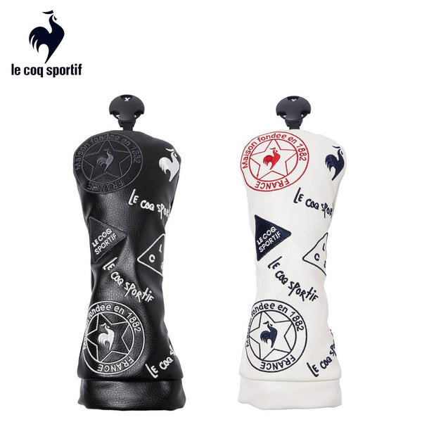 セール品 le coq sportif（ルコックスポルティフ）製品。le coq sportif マルチ飛び柄デザイン ユーティリティ用ヘッドカバー 25FW LG5FHC40U
