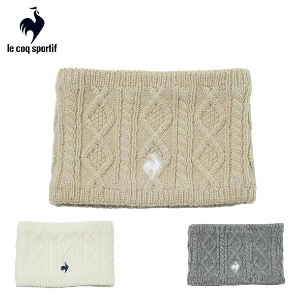 商品 le coq sportif（ルコックスポルティフ）製品。le coq sportif ケーブル編み ネックウォーマー 25FW LG5FNW50L