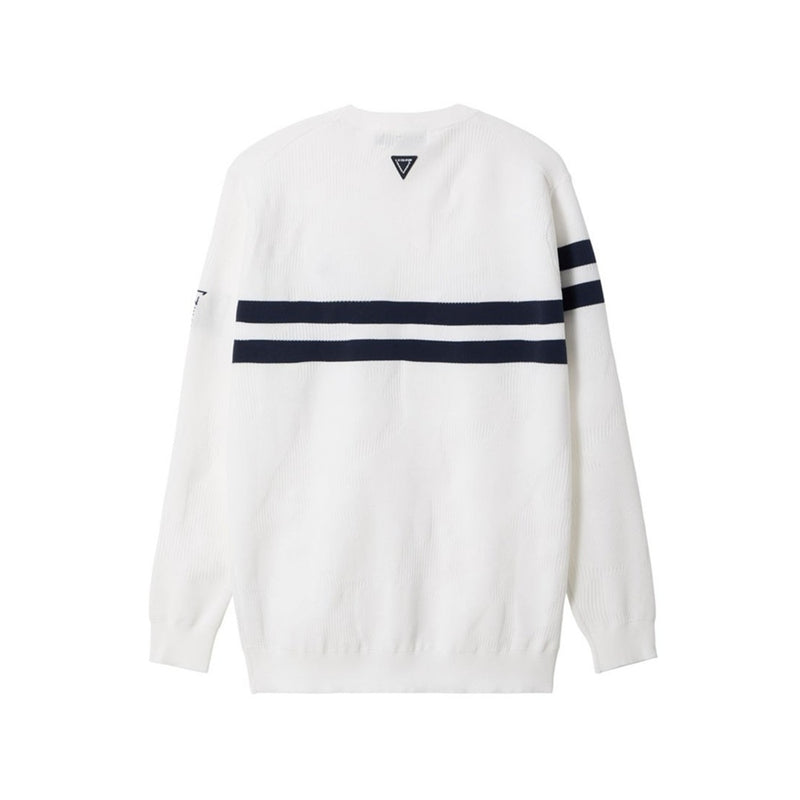 ベストスポーツ le coq sportif（ルコックスポルティフ）製品。le coq sportif モザイク柄ジャガードセーター 25FW LG5FST00M